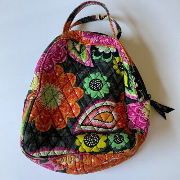 Vera Bradley Ziggy Zinnia Quilted Insulated Lunch Bag - Picture 2 of 8